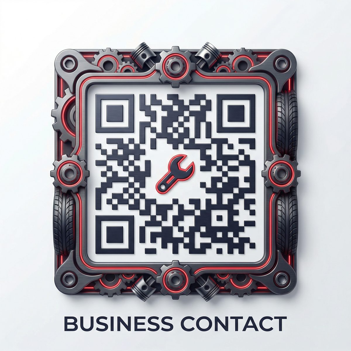 精神小妹商务二维码